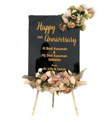Papan Bunga Akrilik Penyalahan