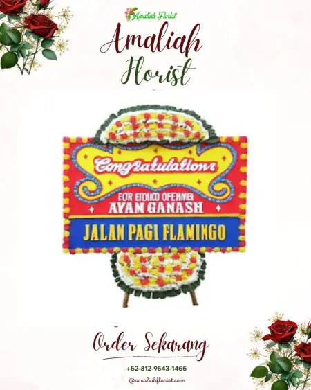 Sewa Papan Bunga Penyalahan